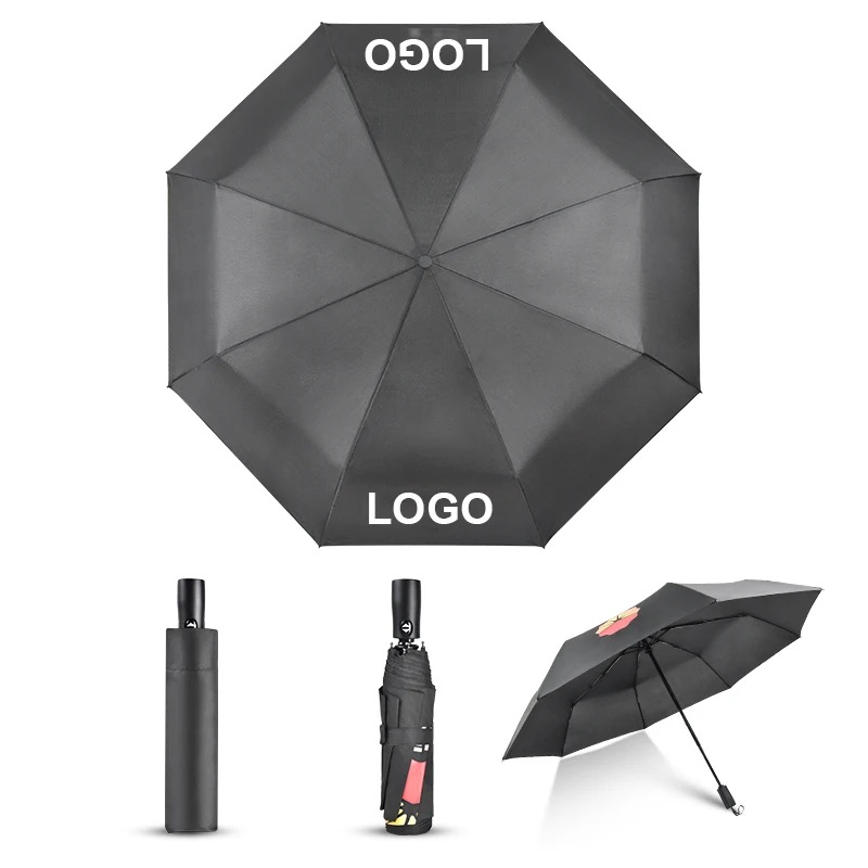 Automatic 3 folding umbrella