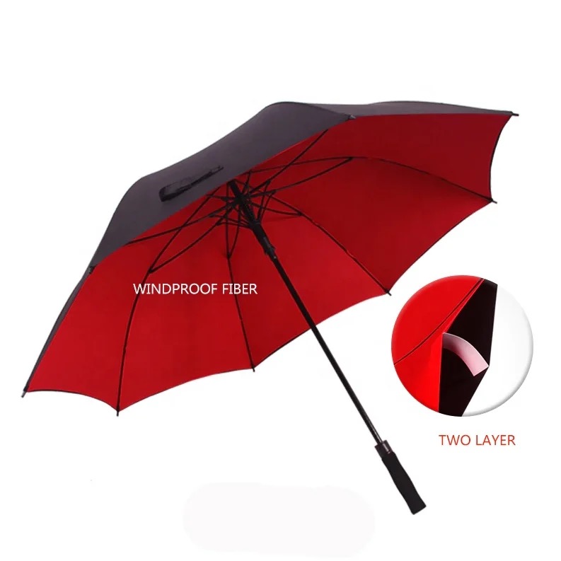 Double layer ovida golf umbrella