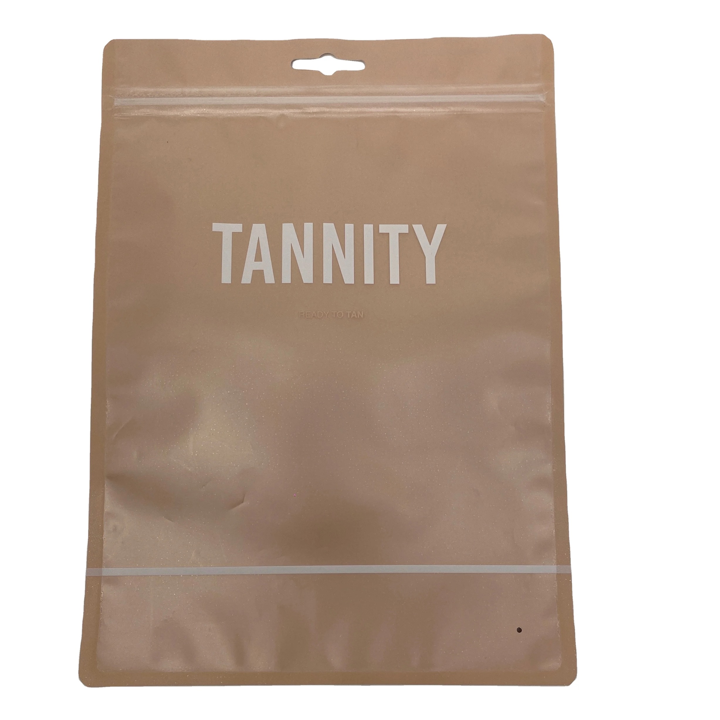 Three side seal bag with tear touch